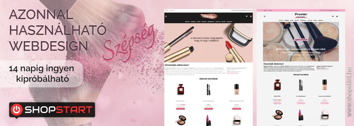 Új IndaWide webdesign szépségápolás témakörben