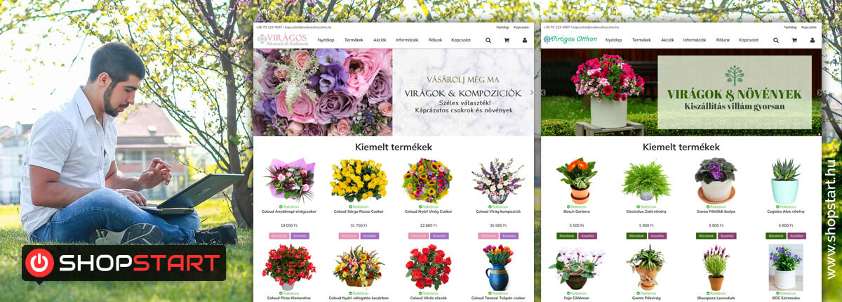 Kertszet, virgktszet tmakr smart webdesignok