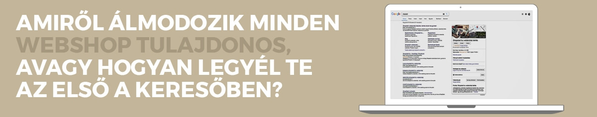 Amirl lmodozik minden webshop tulajdonos, avagy hogyan legyl te az els a keresben?