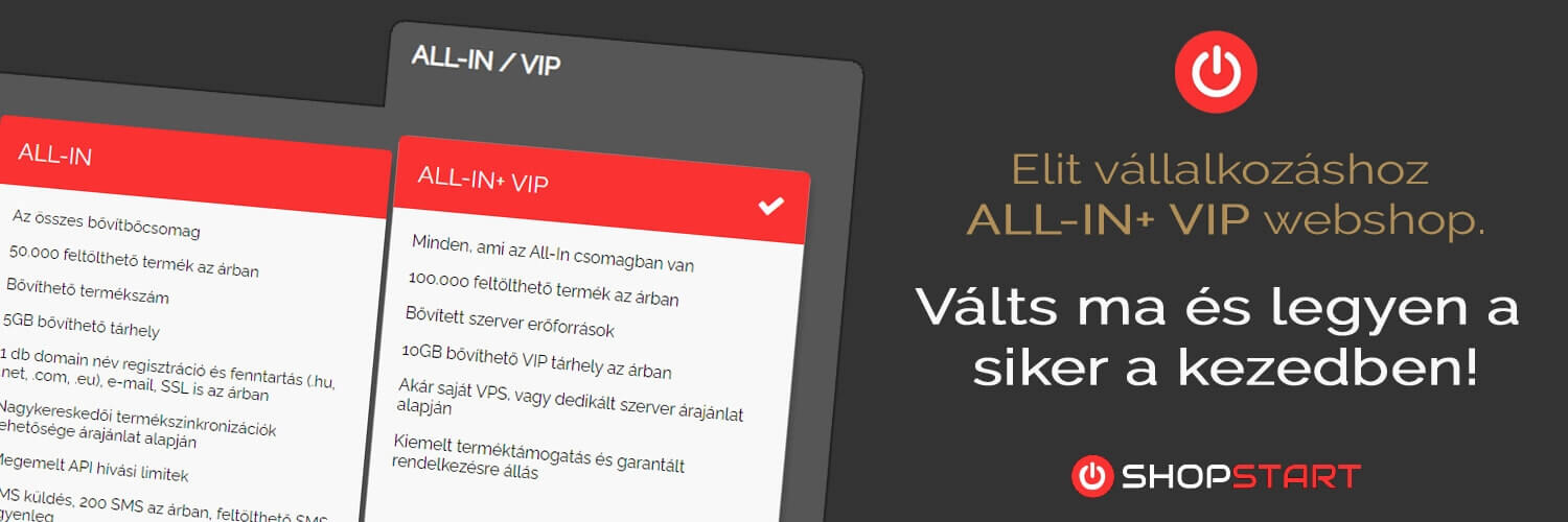 All-In s All-In+ VIP csomagok