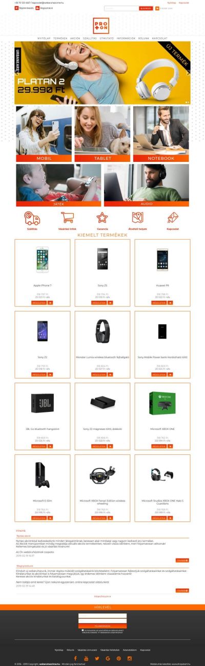 Minta shopstart.hu webruhz